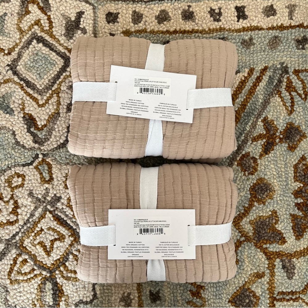 Parachute Home • 2 Organic Air Cotton Euro Sham in Bisque